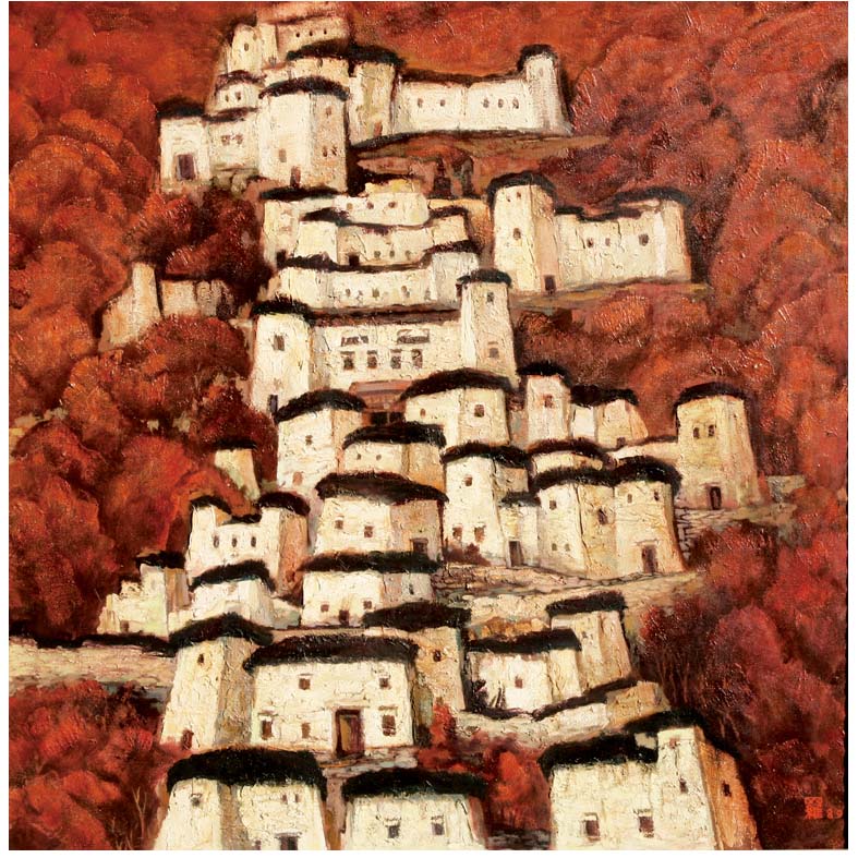 不朽的藏乡(布底98×98)1989